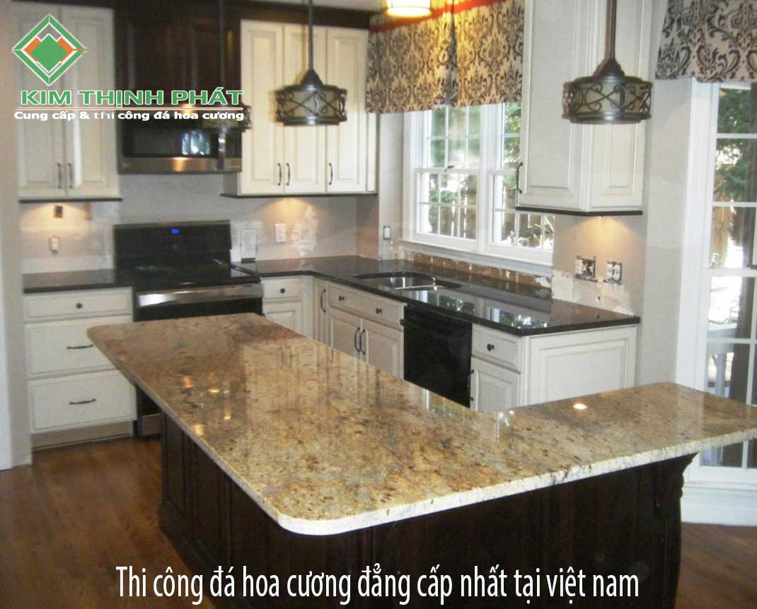 Mẫu đá bếp đẹp 2021